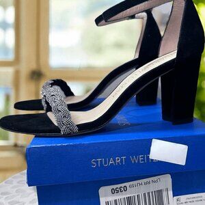 Stuart Weitzman Embellished Women's Nearlynude Highshine Sandal